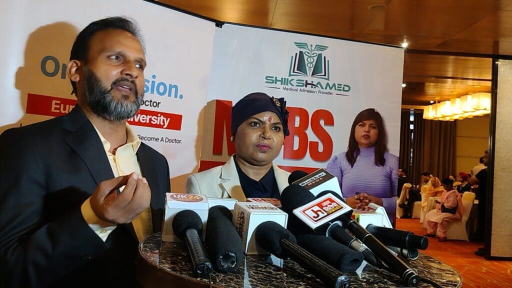 चंडीगढ़ में SHIKSHAMED का MBBS एडमिशन सेमिनार, यूरोपीय विश्वविद्यालयों के प्रतिनिधि ने काउंसलिंग दी