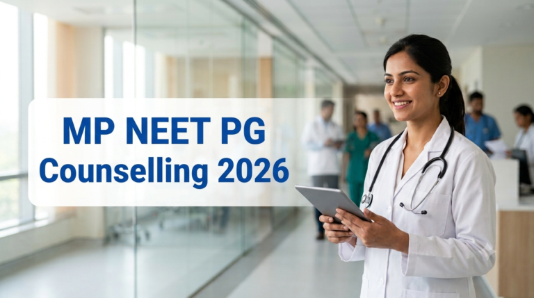 MP NEET PG Counselling 2026 Round 1 Registration Open